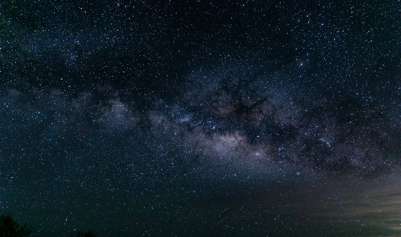 creative Captivating view of the Milky Way galaxy captured in the dark skies over Yucatán, México.