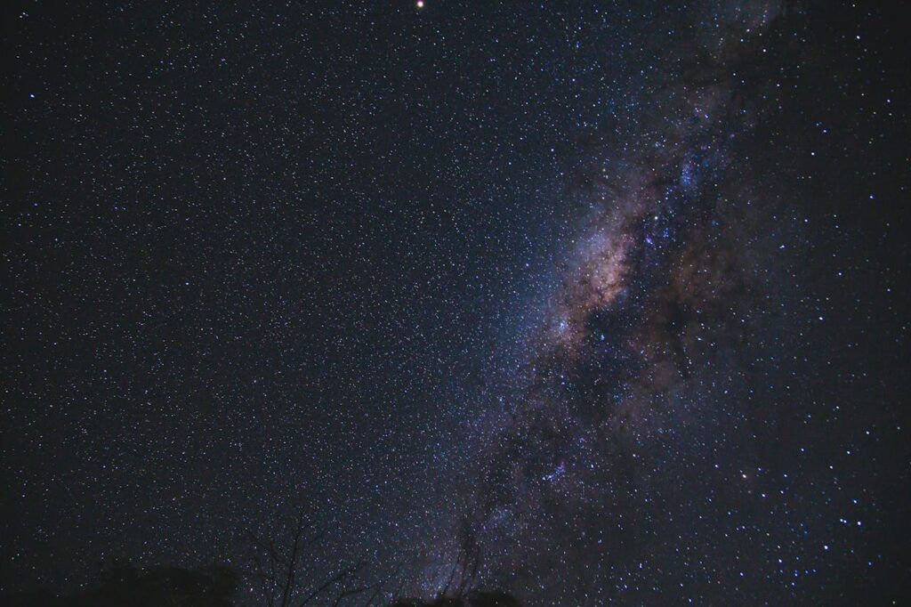 Capture of a serene night sky showcasing the Milky Way full of stars.